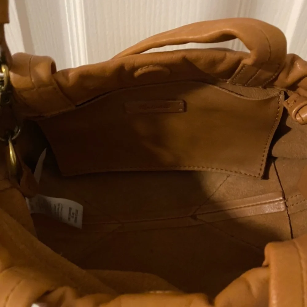Madewell piazza mini string bag - Crossbody Tan leather